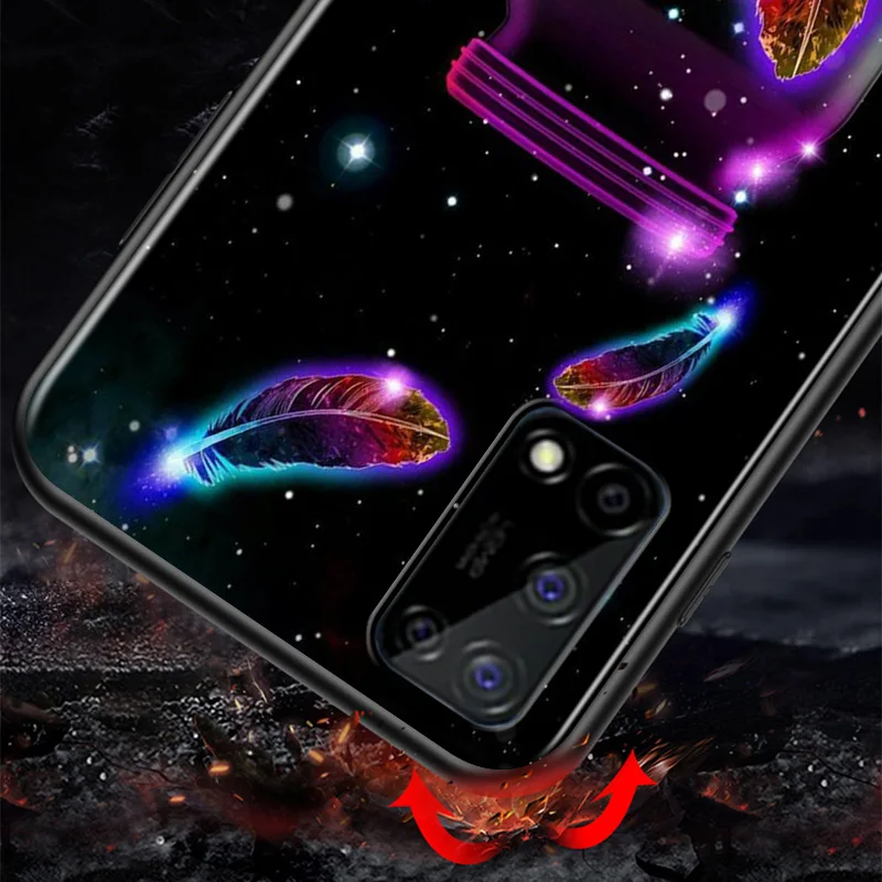 

Cool Creative Gorgeous Art For Honor X10 5G 10X 10i 10 9C 9S 9A 9i 9N 9X Pro 9 Lite Black Phone Case