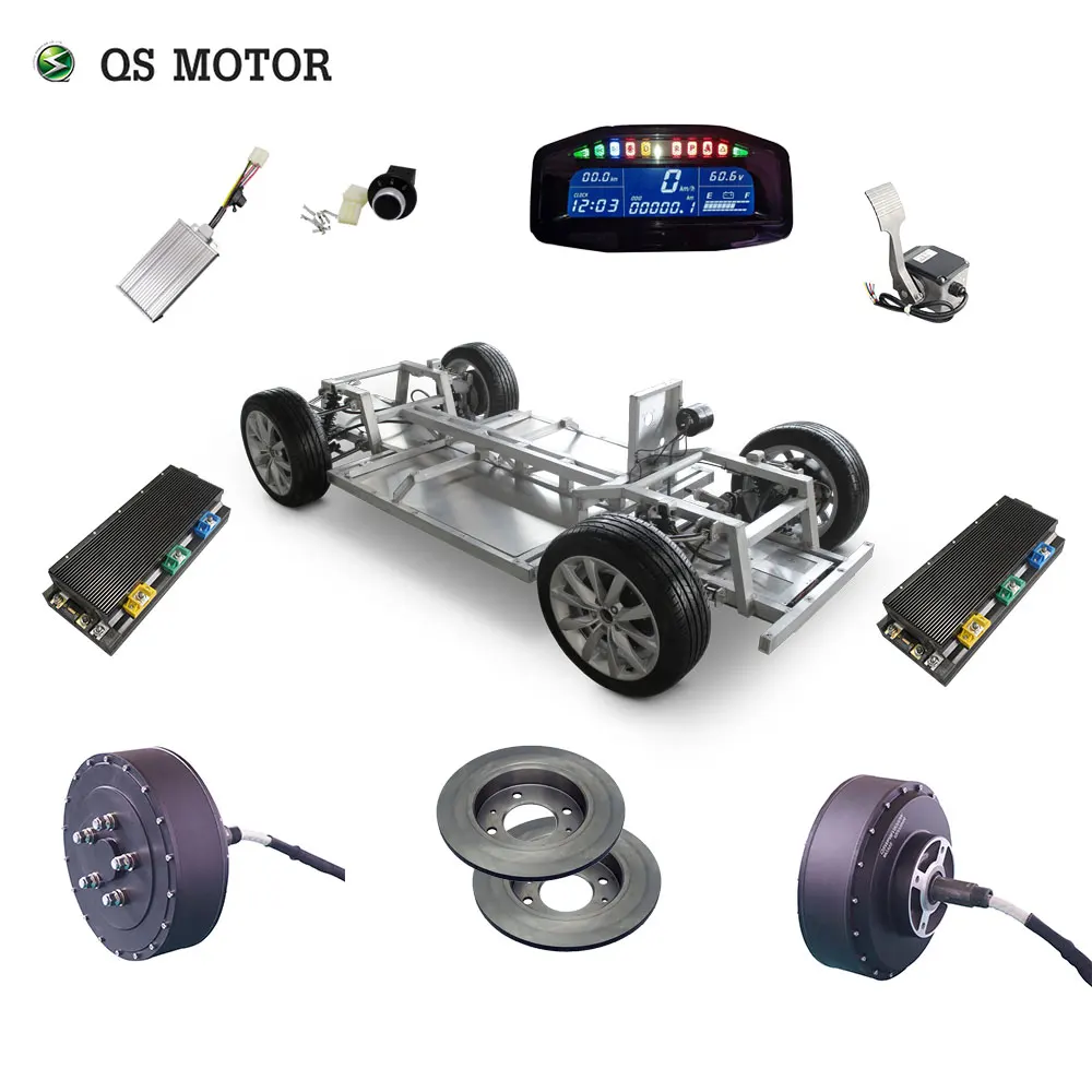 QS двигатель 273 8000 Вт 2wd 96 в 115 км/ч 72 в 95 км/ч 48 в 67 км/ч BLDC бесщеточный Электрический автомобильный концентратор комплекты для преобразования двигателей с мотором APT96600
