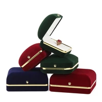 mini travel jewelry organizer box storage case girl portable pu leather earring ring necklace jewellery case organizer