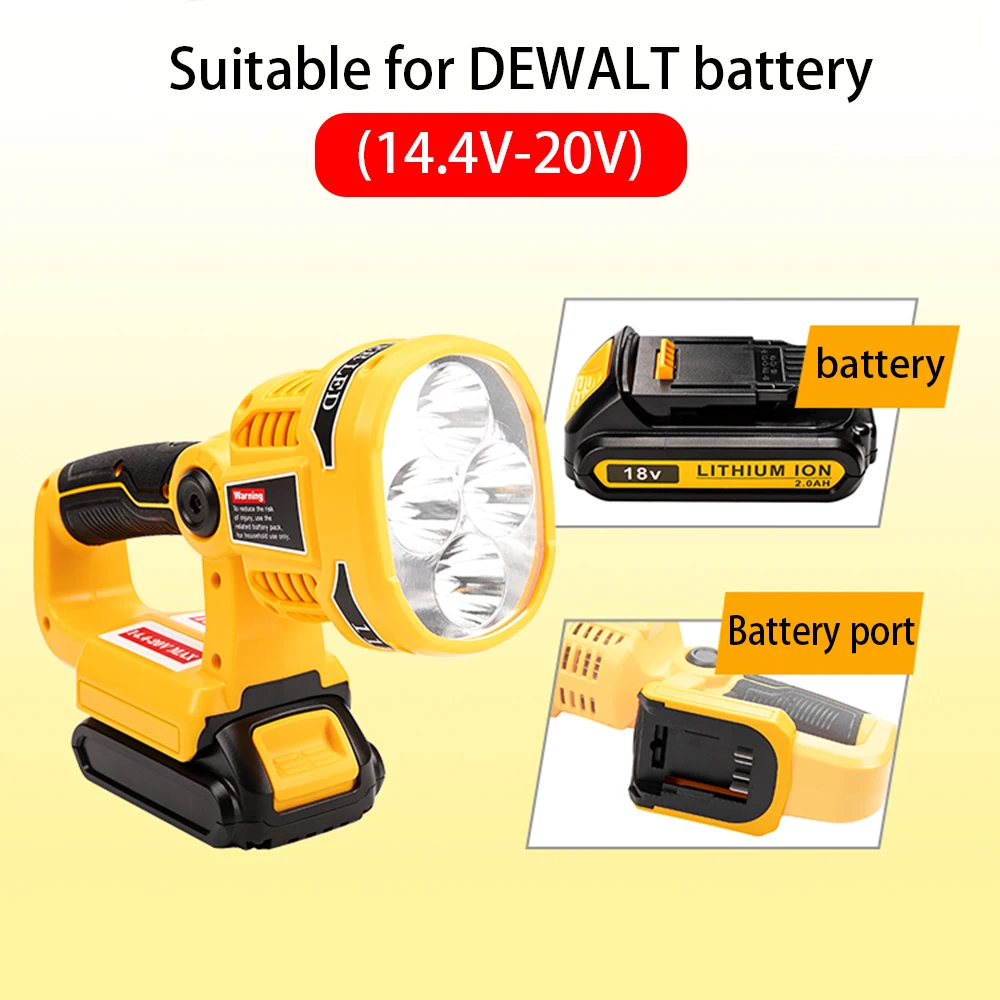 WAKYME аккумуляторные фонарик светодиодный рабочий светильник Открытый кемпинг