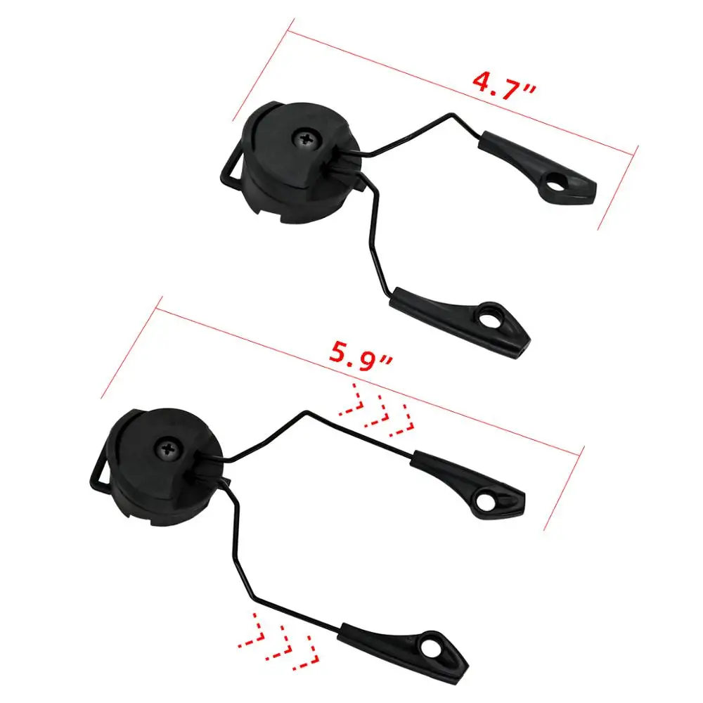 ARC Rail Adapter for Howard Leight Impact Sports Shooting Hunting Earmuffs Tactical Headset Hearing Protection Protective Earmuf | Мобильные