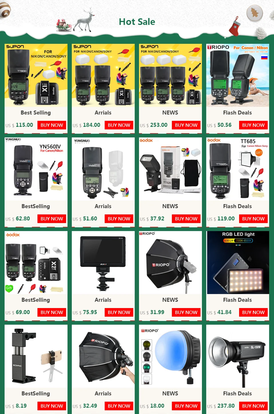 Godox Портативный 60*90 см/2"* 35" Фото-зонт-софтбокс для студии фотографии Держатель для вспышки