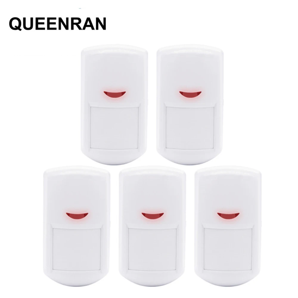 

5pcs Wireless PIR Motion Sensor Detector Alarm System 433MHz for Smart Home Security Wifi GSM G90B Alarm Sensor