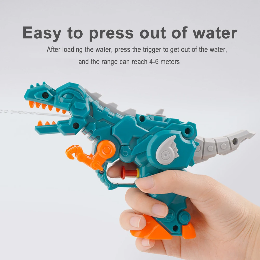

Kids Mini Funny Deformable Robot Dinosaur Water Spray Guns Toys Summer Portable Squirt Gun for Children Beach Swimming Pool Gun