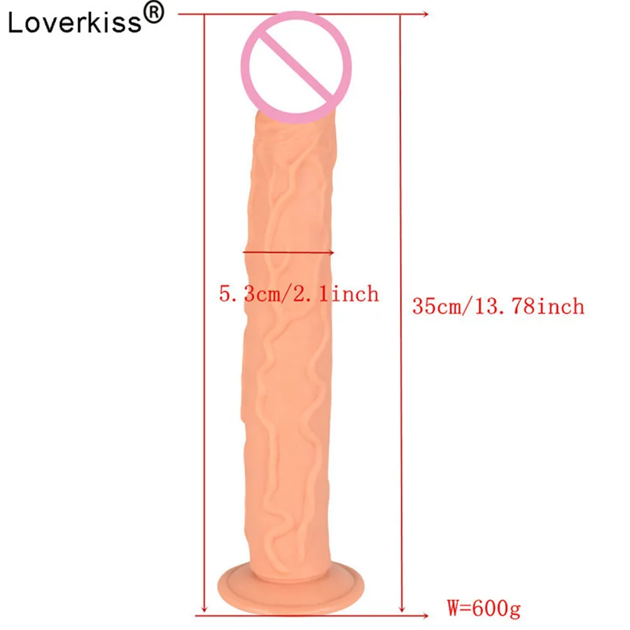 35*5 3 см длинный фаллоимитатор реалистичный на присоске мягкий гибкий огромный