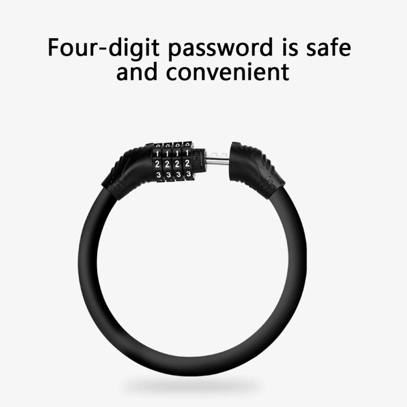 Fietsslot Vier Digit кодовый замок анти диефсталь горный велосипед слот Fiets аксессуары