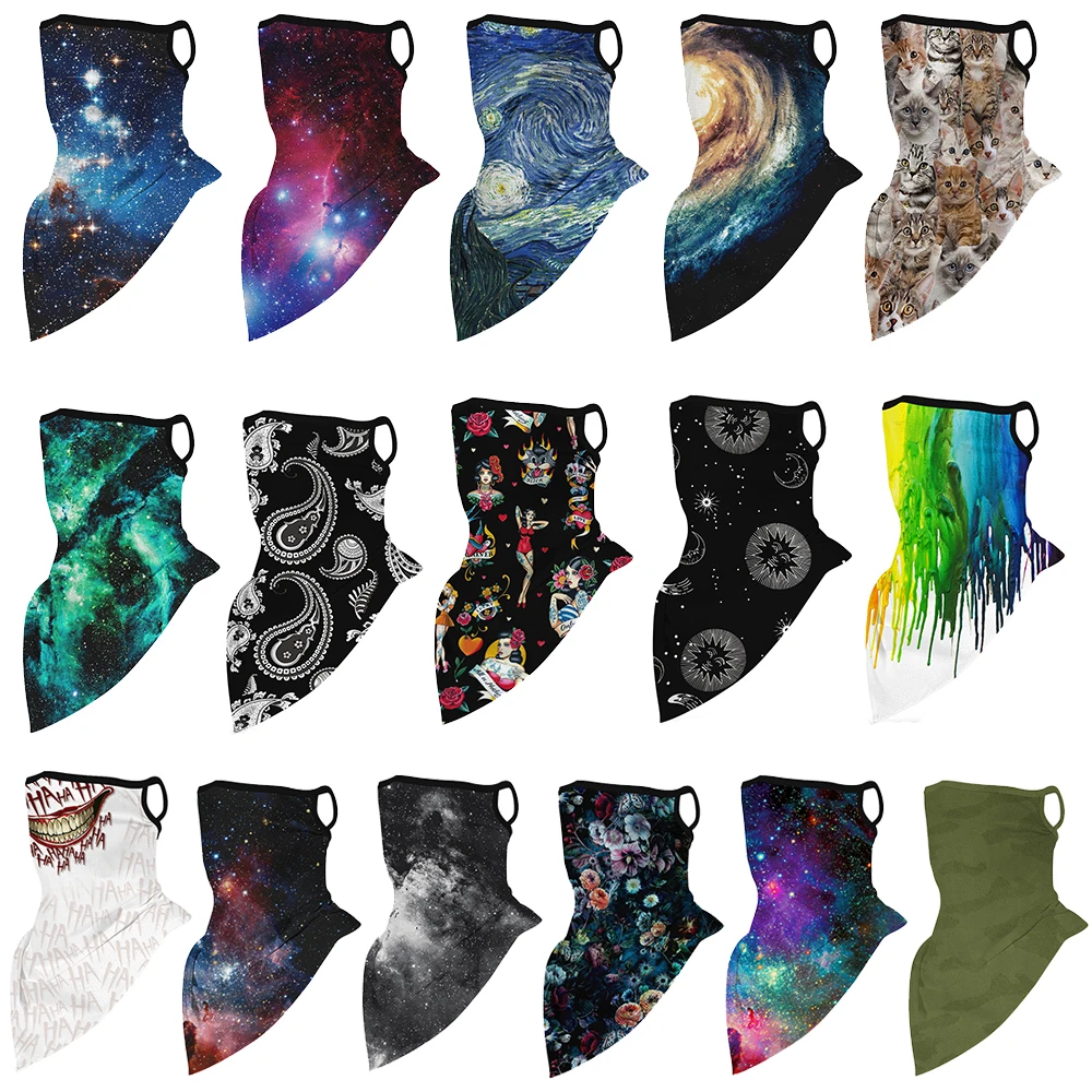 Защитная маска унисекс на все лицо для шеи шарф петля ушей лица Балаклава из