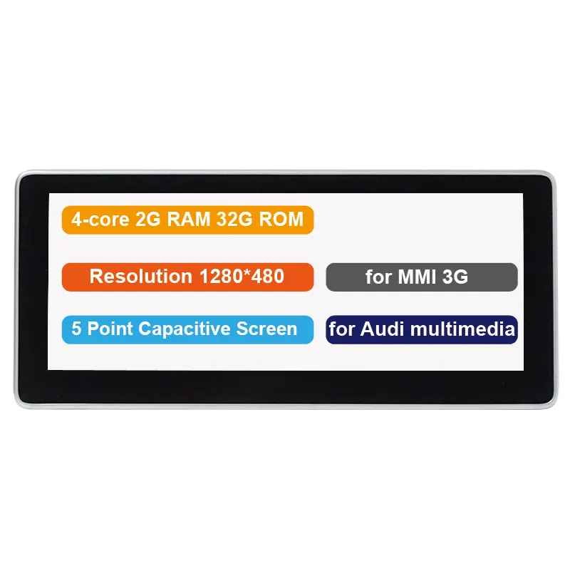4-2-32G for MMI 3G Android A4 экран A5 головное устройство радио дисплей 09-16 4 г ram 64 г rom сенсорный планшет монитор gps навигация тире мультимедийный плеер - Цвет: 4-2-32G for MMI 3G