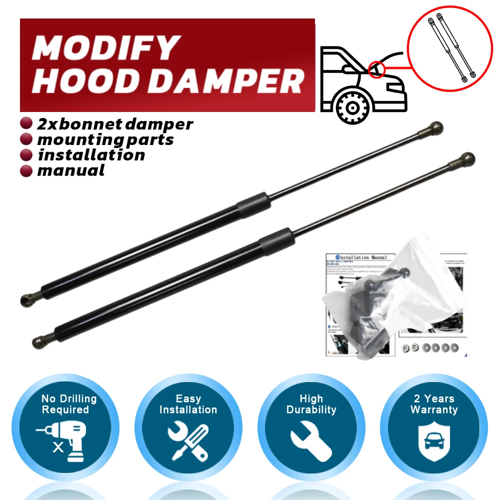 

Bonnet Damper for Isuzu Gemini MK3 1990-1993 Front Hood Modify Gas Struts Shock Spring Lift Support Absorber