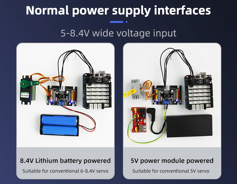 Сервоконтроллер последовательного порта IIC совместимый с Raspberry Pi Nvidia Jetson NANO |