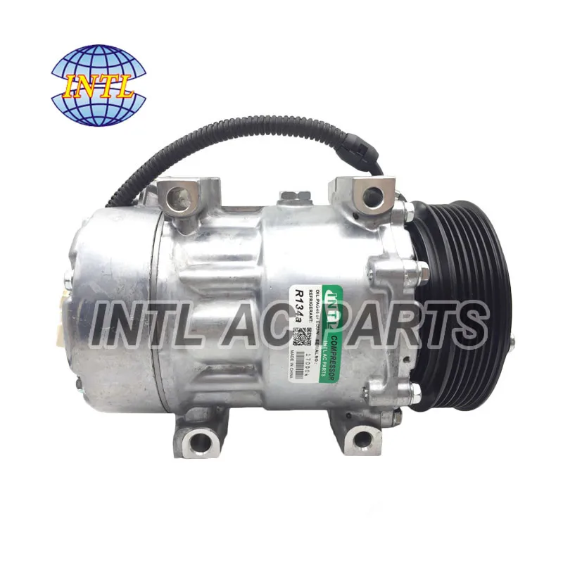 Компрессор кондиционера Sanden 7V16 для CITROEN C5 C8 отправка XSARA PEUGEOT 206 607 406 806 807 EXPERT 6453JF