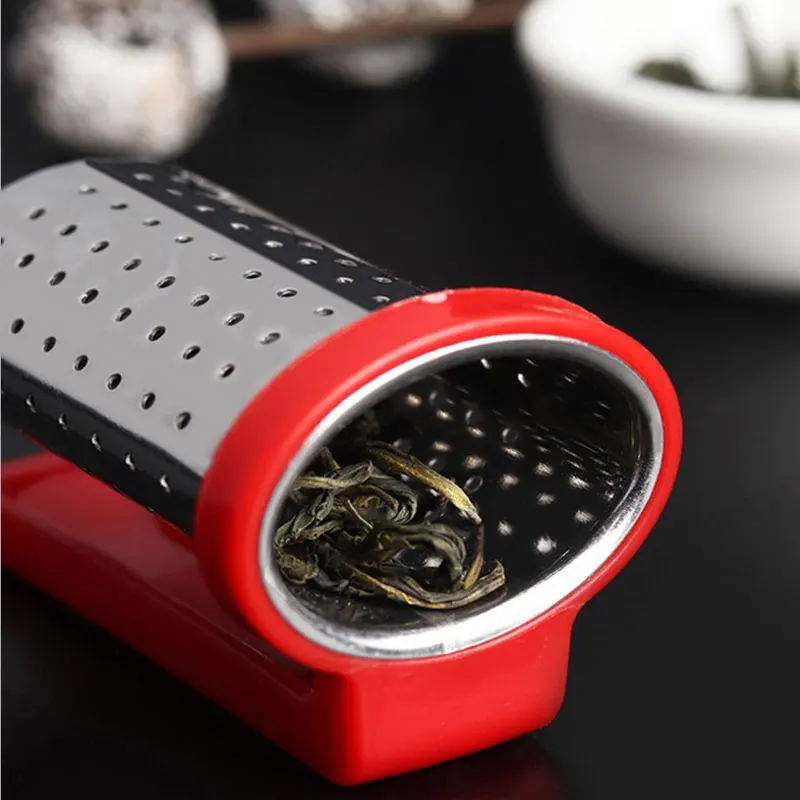 

New Tea Infuser Strainer Stainless Steel Tea Spoon Filter Reusable 50pcs/lot