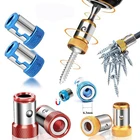 Магнитный держатель для биты, металлические магнитные кольца для отвертки Phillip 6,35 мм, сверла, антикоррозийное кольцо