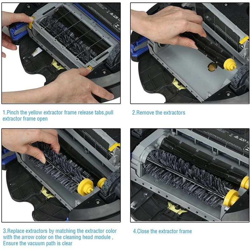 

Main Brush Side Brush Filter for Irobot Roomba 600 610 620 650 Series Vacuum Cleaner Replacement Parts Kit