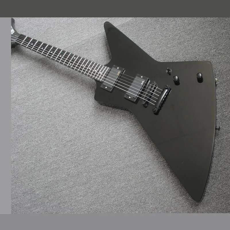 Новая Черная электрогитара James Hetfield с 6 струнами глянцевая гитара BK под заказ