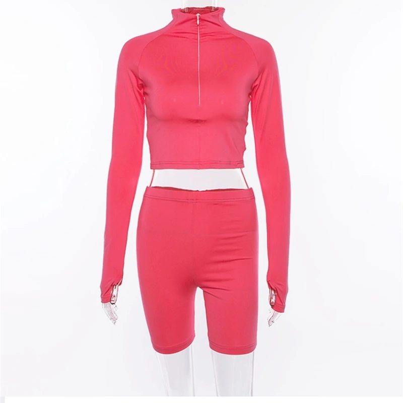 

Wind 2021 spring new women's fashion fluorescent slim casual suit