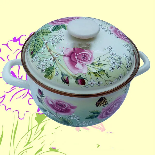 Индукционная кастрюля инструменты для приготовления пищи эмали высокого