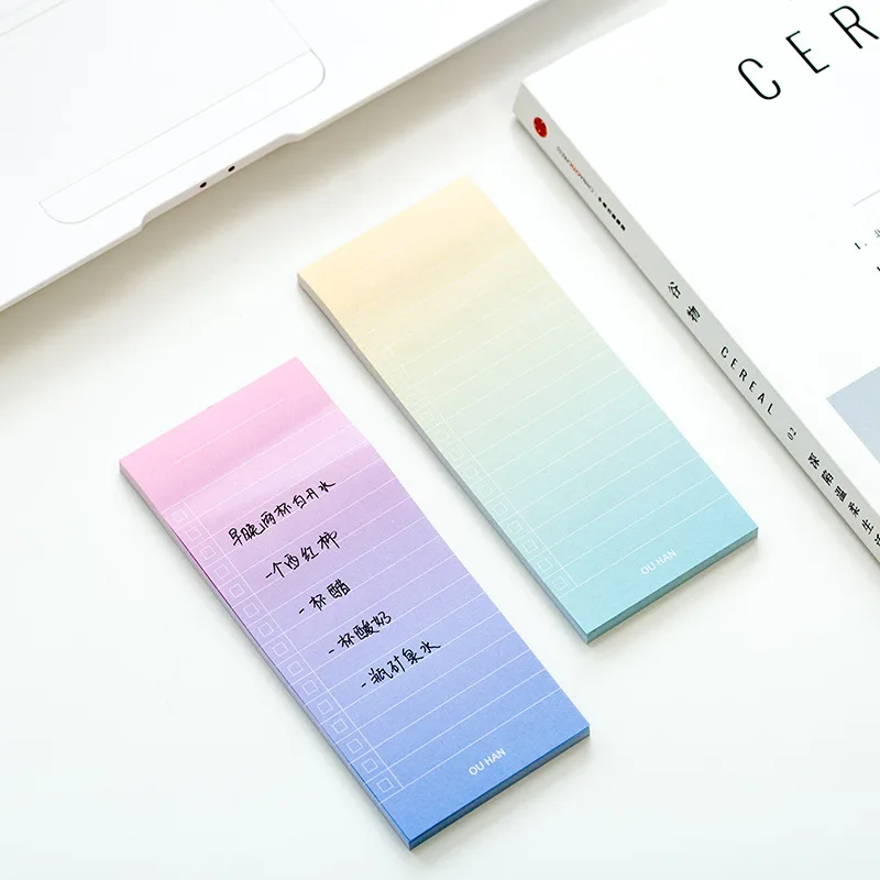 40 листов простых градиентных цветов в списке блокноты для записей планировщик