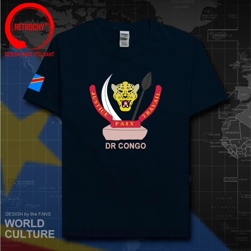 

DR Congo men t shirts 2022 jerseys nation team cotton t-shirt gyms clothing country tops COD DRC DROC Congo-Kinsha Congolese Tee