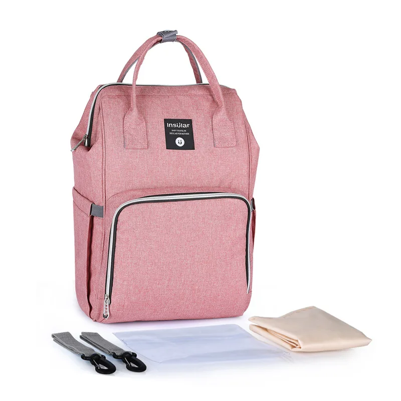 

Вместительный рюкзак для детских подгузников, водонепроницаемая сумка для мам для смены пеленок на коляску, уход за ребенком