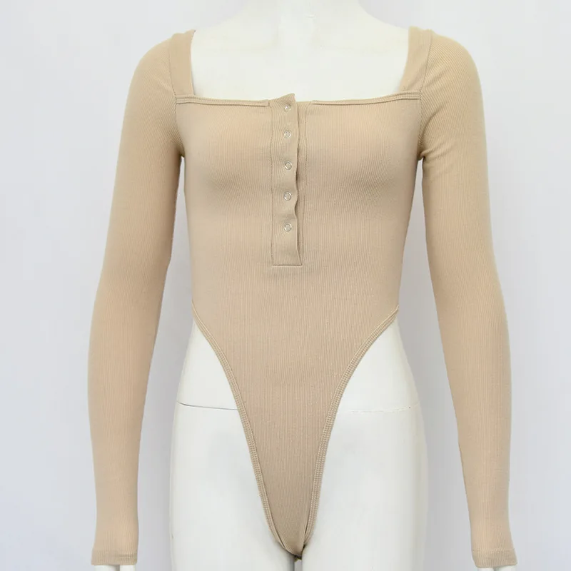 Черные летние пуговицы с открытыми плечами сексуальное боди для женщин длинным