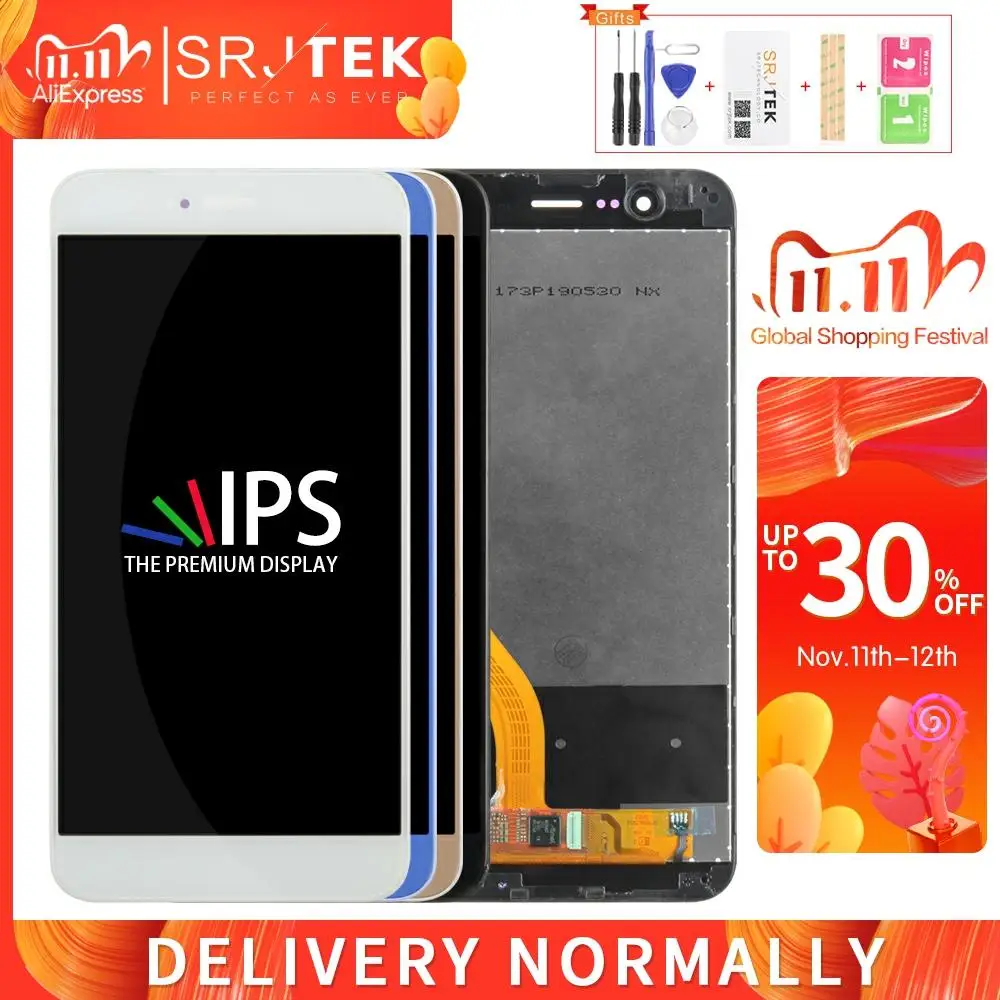 Стеклянная панель Srjtek для Huawei Honor 8 Pro сенсорный ЖК экран сменная V9 датчик дисплея