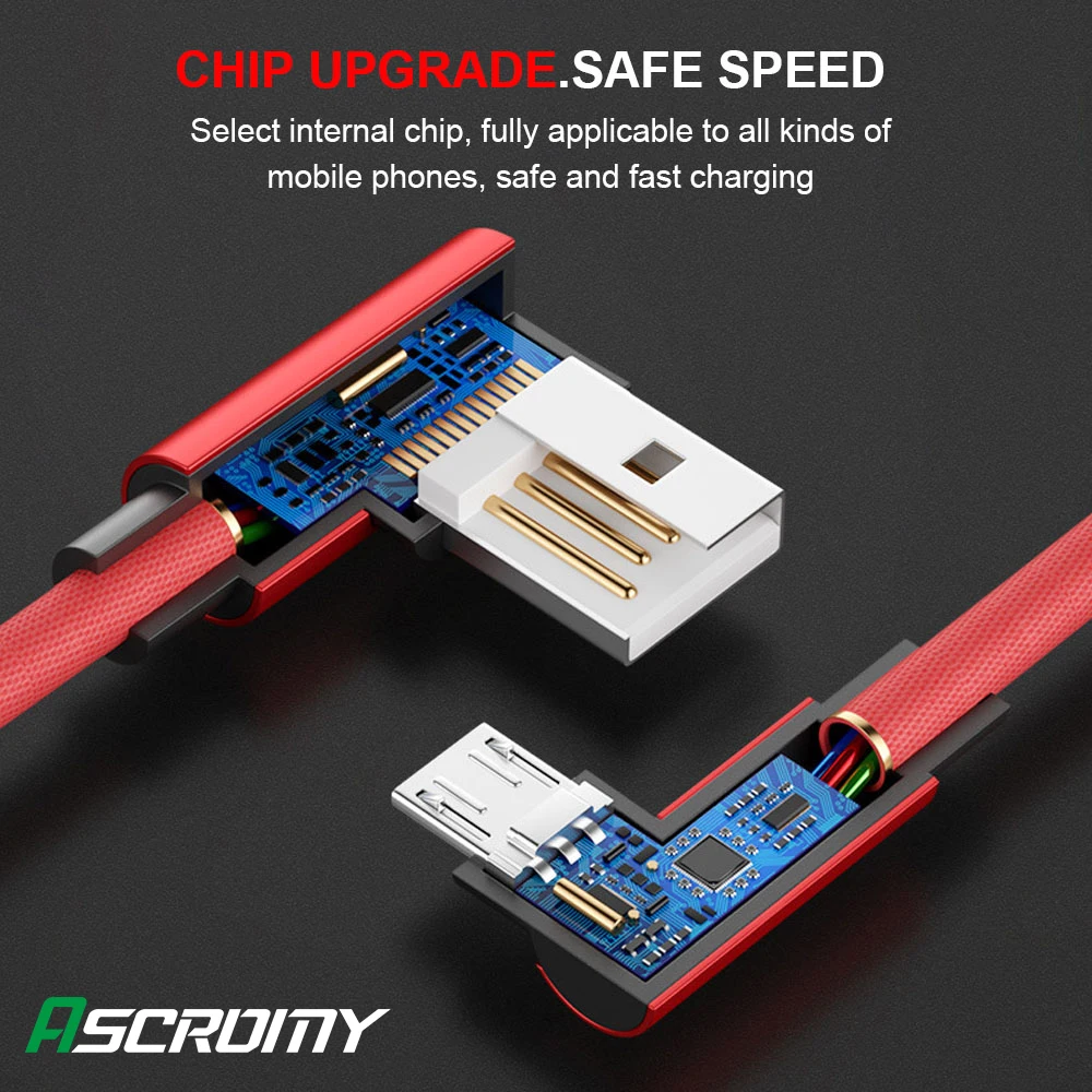 Micro USB Cable 2.4A Nylon Fast Charge Data for Samsung Xiaomi Redmi LG Tablet Android Mobile Phone Charging Cord | Мобильные