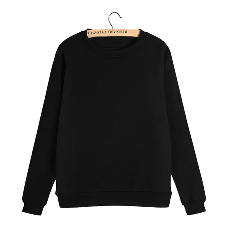 

Spring and Autumn Tops Female Student Korean Fashion Student Long Sleeve Loose Large Size Clothing for BFF Thin Hoodless Sweater