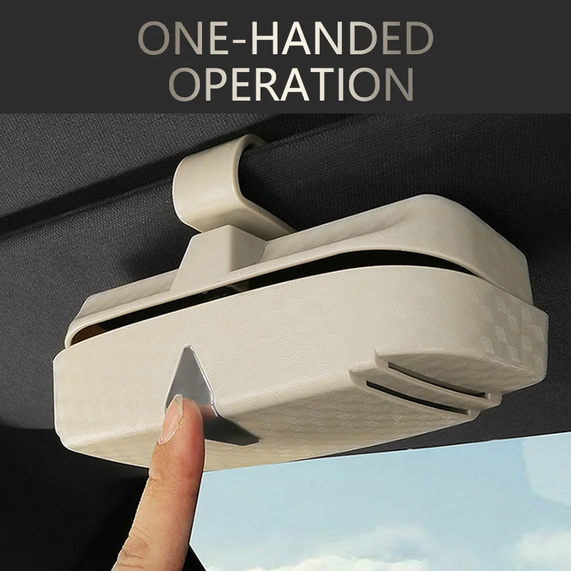 Держатель для очков магнитный автомобильный солнцезащитный козырек Чехол