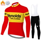 Мужская зимняя утепленная флисовая куртка, велосипедная куртка