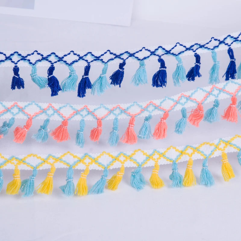 1 ярд кисточки бахрома отделка Ткань кружевная с кисточками для штор Украшение DIY