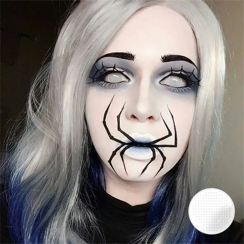 Цветные линзы ed на Хэллоуин аксессуары для косплея аниме контактные глаз ююютсу