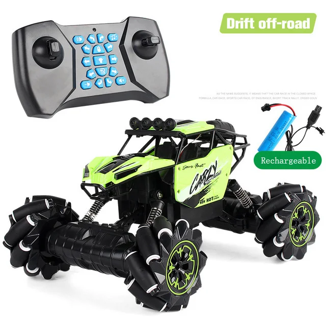2,4 ГГц 4wd rc автомобиль горизонтальный Вождение внедорожный пульт дистанционного управления автомобиль 1:16 трюк Дрифт альпинистский автомобиль
