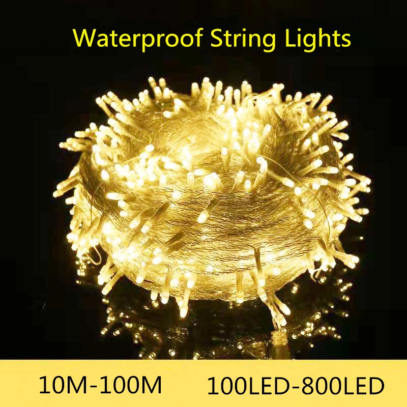 Свадебные декоративные гирлянды светодиодные для улицы и помещения праздничные