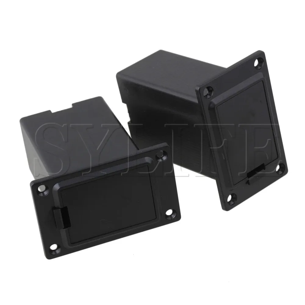 5 шт. ABS 9V Батарея держатель/Чехол/коробка крышка отсека чехол гитары и бас Палочки