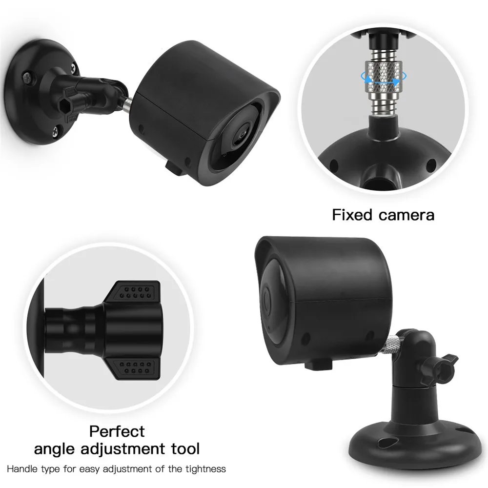 Yi Home Camera Waterproof Wall Mount Holder Outdoor Adjustable 360 Degree Swivel Bracket with Protective Case for Yi Home Camera