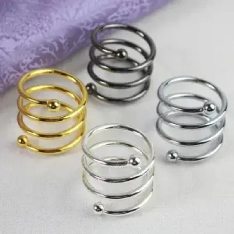 

Fans Prefer to Put a Table Restaurant Wipe West Napkin Cloth Wipe Cloth Household Napkin Buckle Ring Mouth Towel Ring Fixed