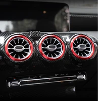 red car central dashboard rear seat ac air vent ring trim cover for mercedes benz a class w177 v177 a180 a200 a220 a250 2019