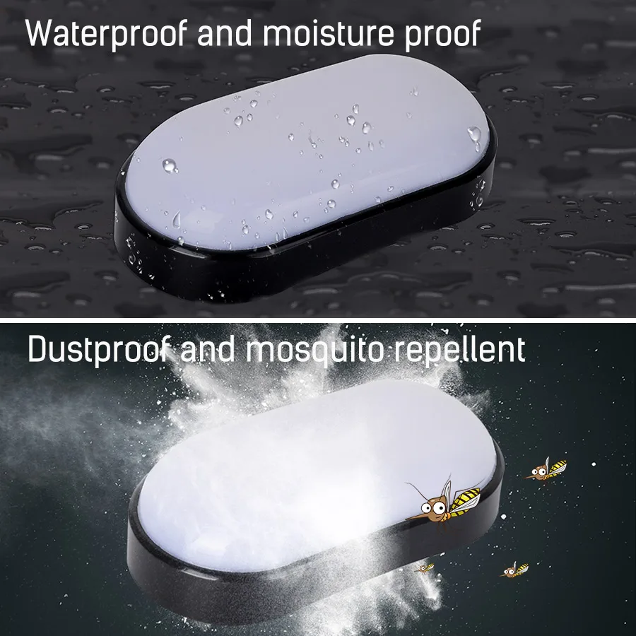 AC100 265V 16/20 Вт Светодиодная лампа для ванной комнаты водонепроницаемая