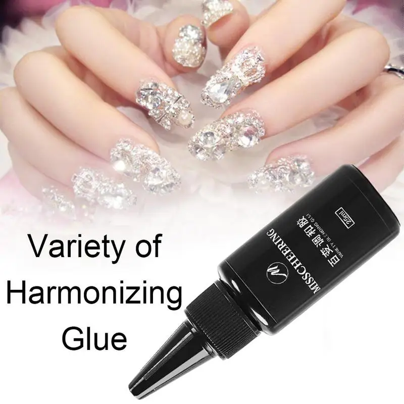 

25ml Transparent Blending Glue For Nails Decoration Manicure Design Tool For DIY Nail Gel Accessories Glitter Aids Nail Fas A5A6