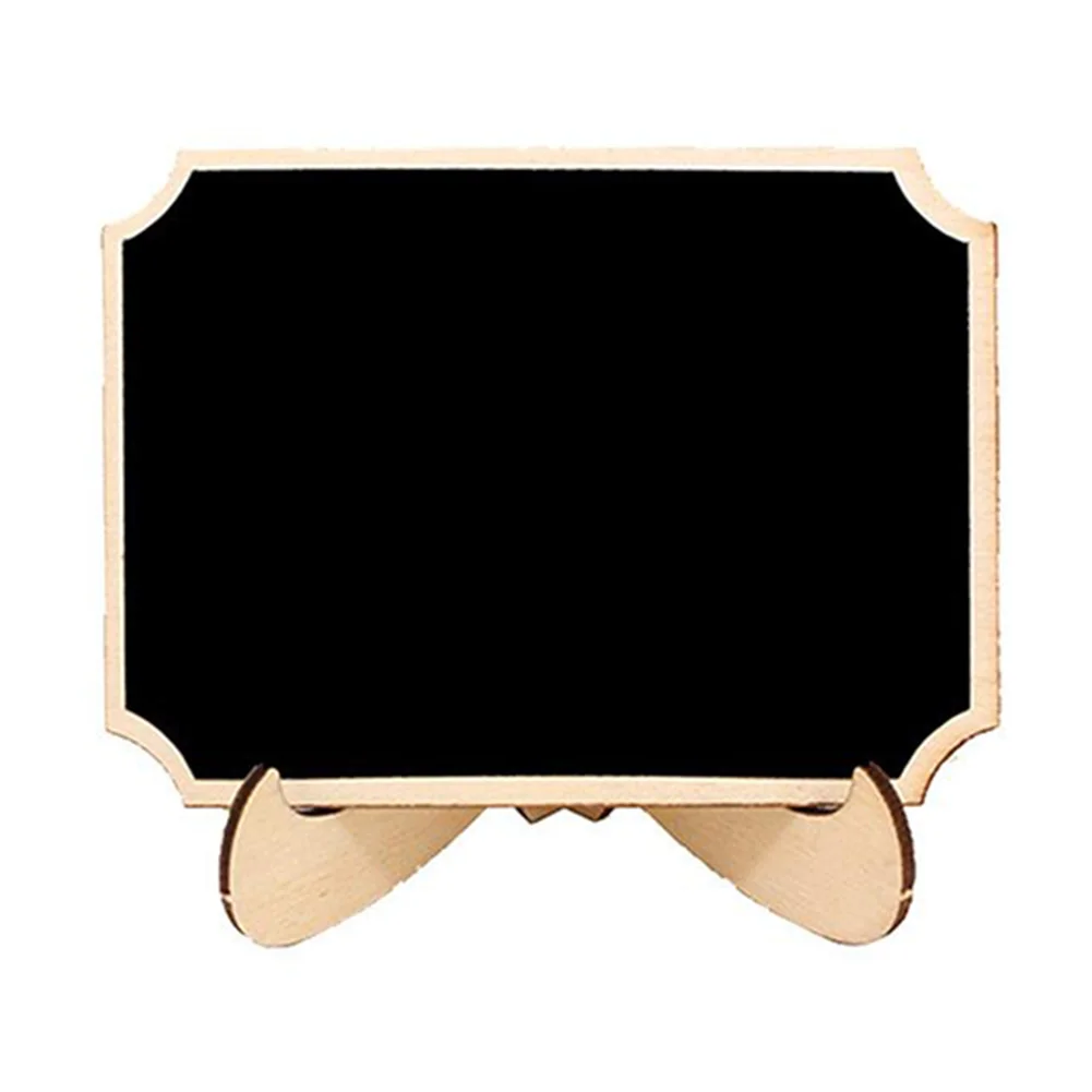 

Mini Chalkboard Signs, 40 Pack Framed Small Chalkboard Labels with Easel Stand, Wooden Blackboard for Table Numbers, Food Signs