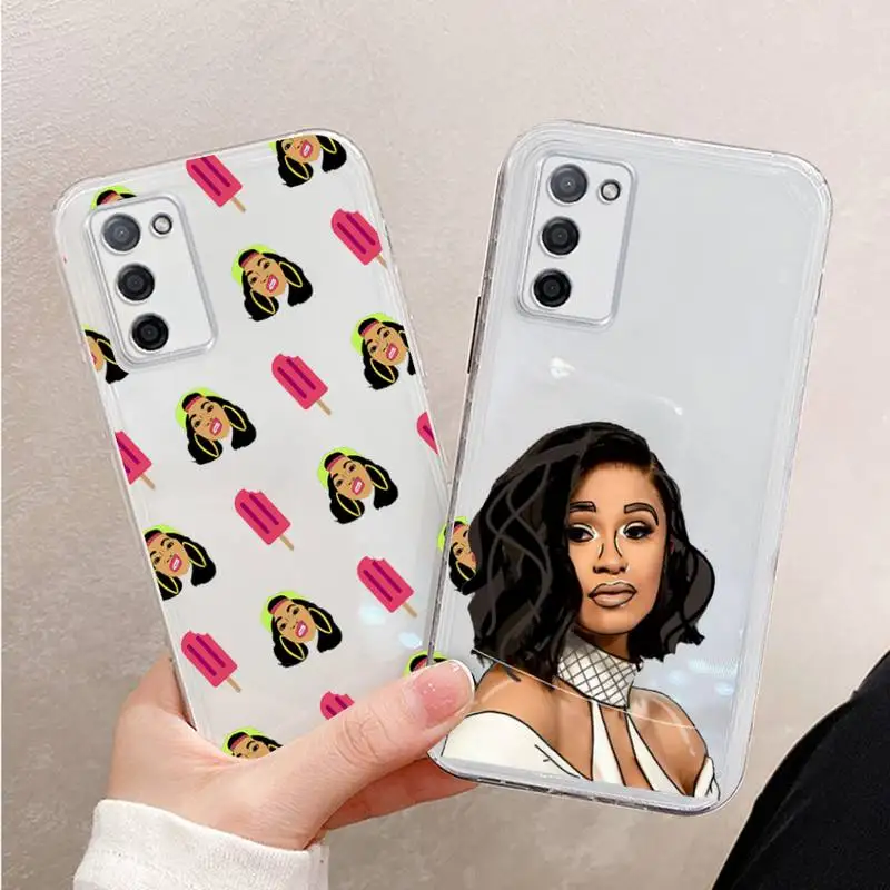 

cardi b MONEY Please me Phone Case For Xiaomi Mi 11 Ultra Lite 10 Redmi Note 9 8 7 9a K30S K40 Pro Transparent Coque
