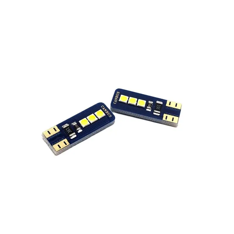

Светодиодные лампы CANBUS T10, 10 шт., 12 В, 6 светодиодный одов, 3030SMD