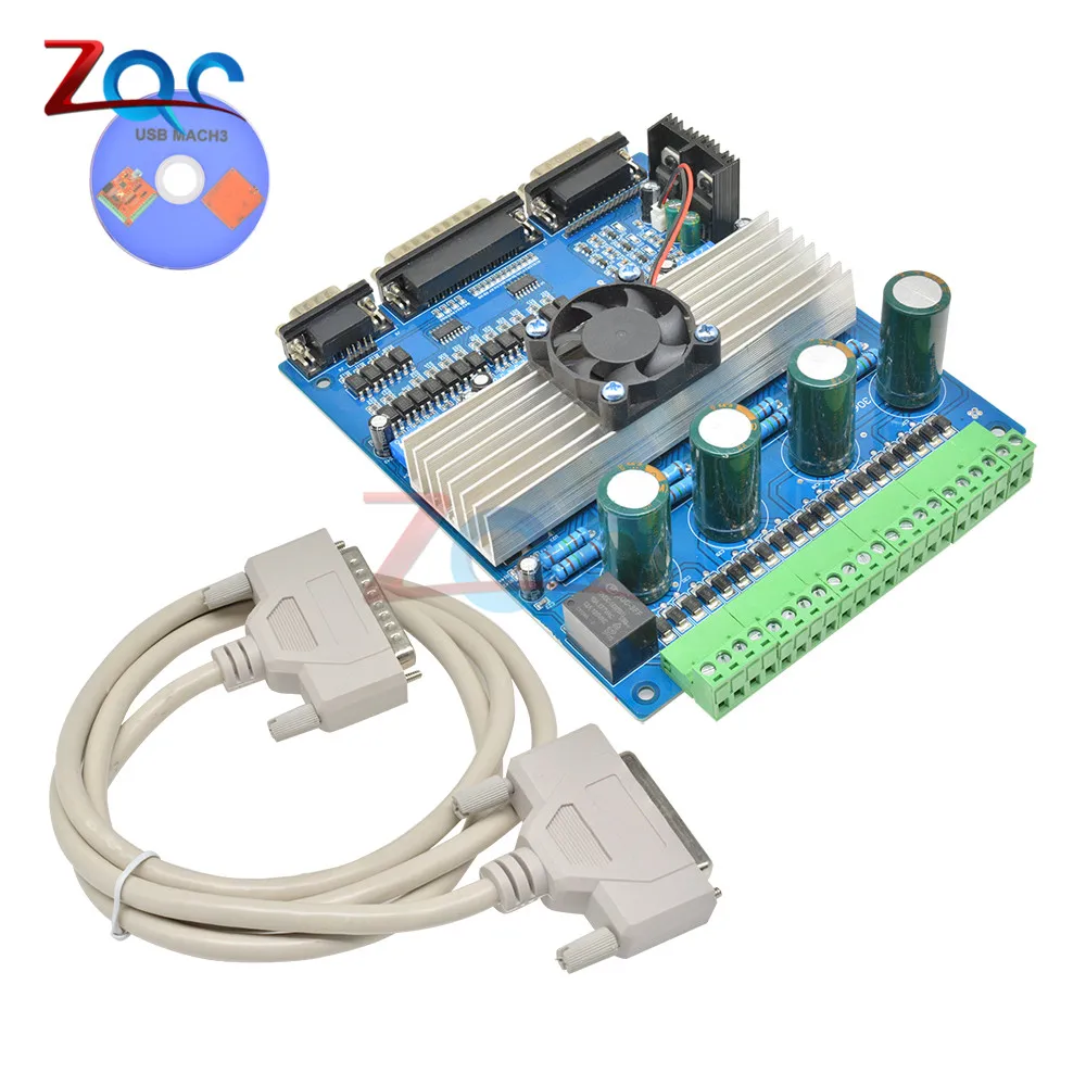 TB6560 DC 12-36V 3A 4-осевой Драйвер шагового двигателя плата контроллера CNC двигатель