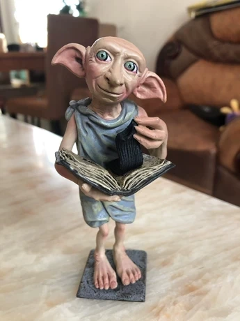 13 см гаражный набор фигурка Добби с книжным кабелем кукла экшн-фигурка