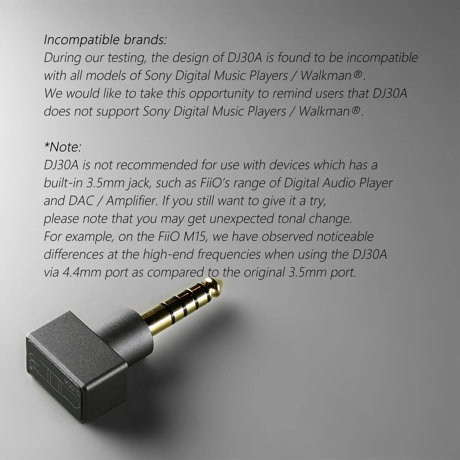 Переходник DD DdHiFi DJ30A с гнездом 3 5 на гнездо 4 выходом например iFi Zen DAC Cayin FiiO Hiby Shanling