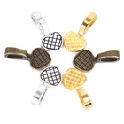 20 штук50 шт. клей на кабошона Подвески соединитель для производства ювелирных изделий Разъем вешалка для изготовления ювелирных изделий, аксессуары