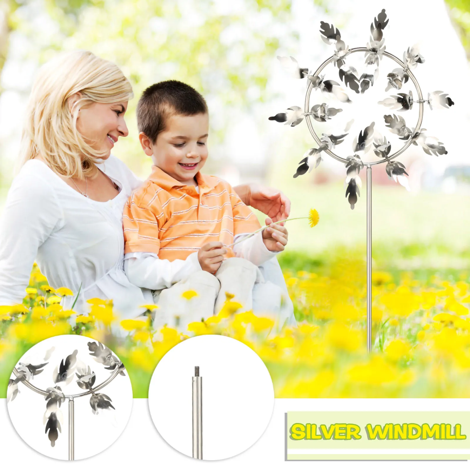 

Garden Sculpture Decoration New Wind Magic Metal Windmill Special Design Perfect Garden Bar Nightclub Decoration Large