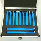 11 шт 10 мм хвостовик сварочный токарный инструмент держатель карбида металла CNC токарные инструменты карбидные резак с наконечниками инструмент Бит режущий комплект