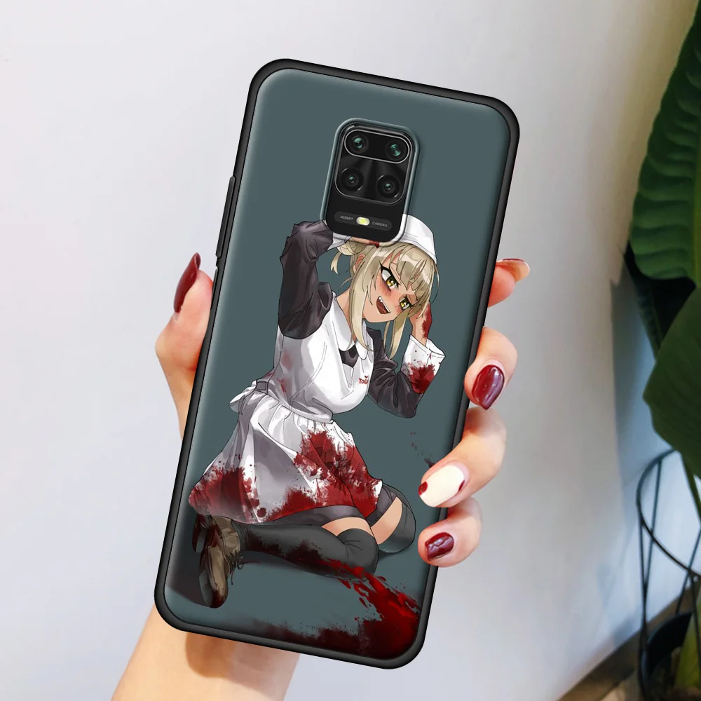 

Luxury Coque for Redmi Note 10 Note 9 8 7 9T 8T 9S Pro 7A 8A 9 9A 9C K40 Pro Plus Silicon Phone Case Anime Himiko